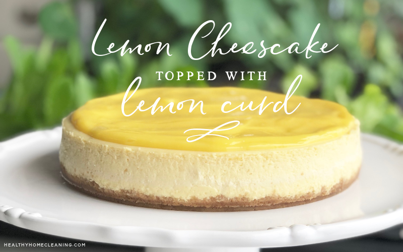 Lemon Cheesecake with Lemon Curd topping - Recipe