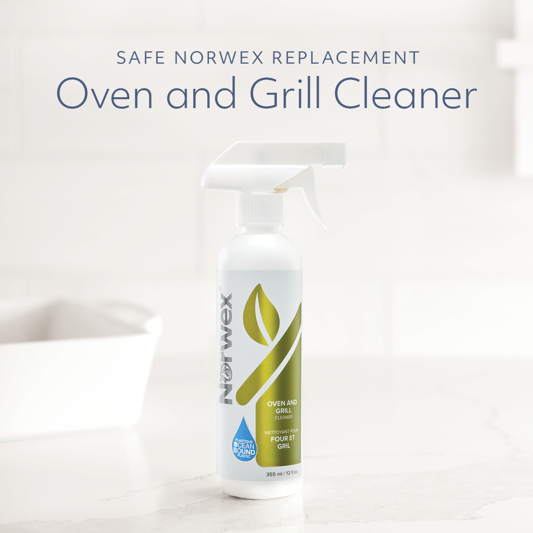 bottle of oven and grill cleaner