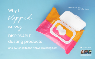 Norwex Dusting Mitt vs Dusting Chemicals. Use This, NOT That!