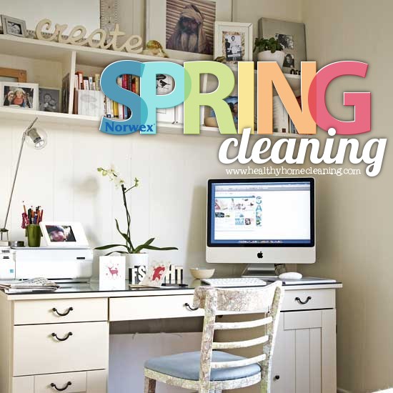 spring clean office norwex