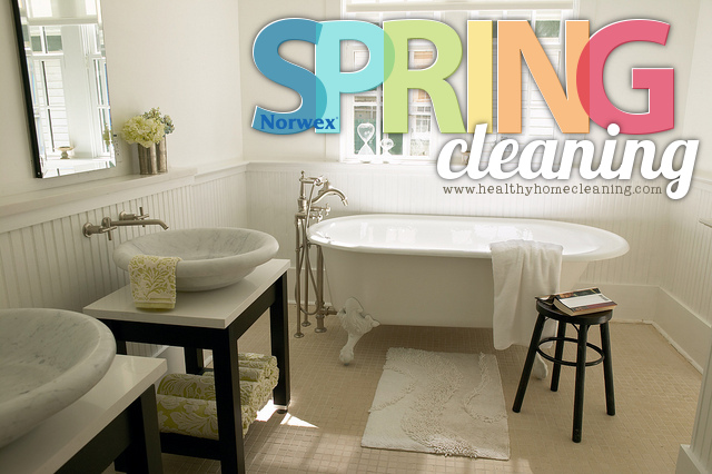 norwex spring cleaning bathroom