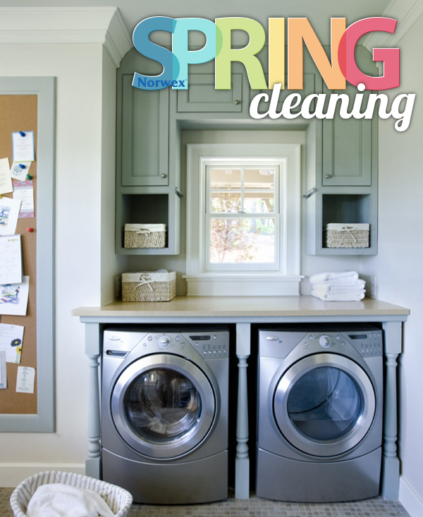 norwex spring cleaning laundry room