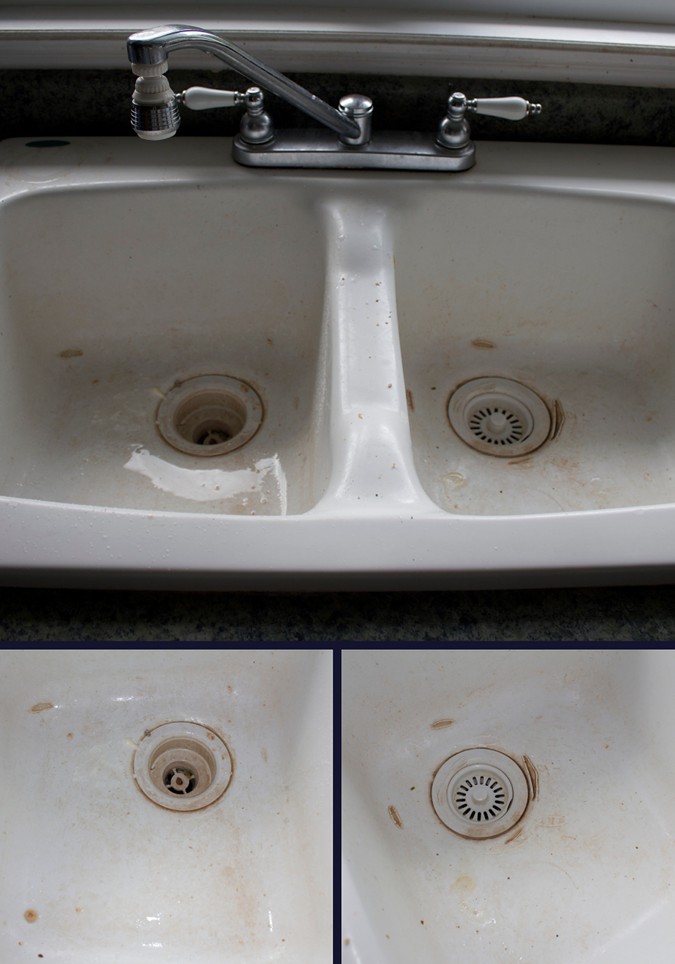How to clean a white kitchen sink - Norwex Spirisponge Review