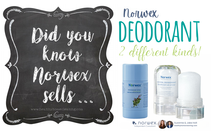 Did you know Norwex makes Deodorant?