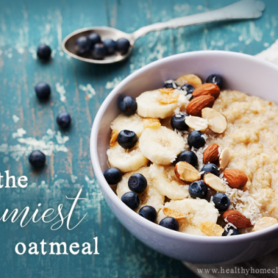 Creamy slow cooker oatmeal