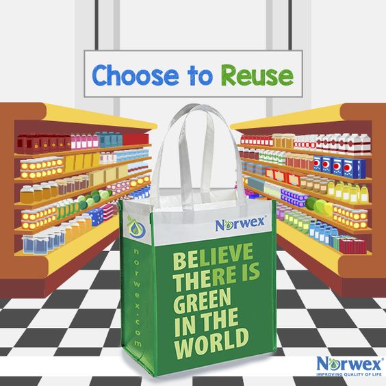 Did you know? Norwex sells Reusable Grocery bags!