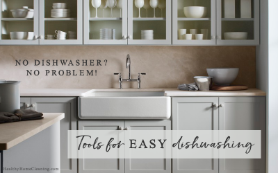 No Dishwasher? No Problem! Tools for handwashing your dishes.