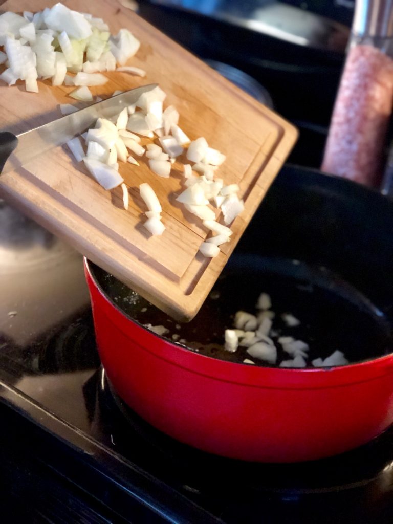 Roasted cream of broccoli soup