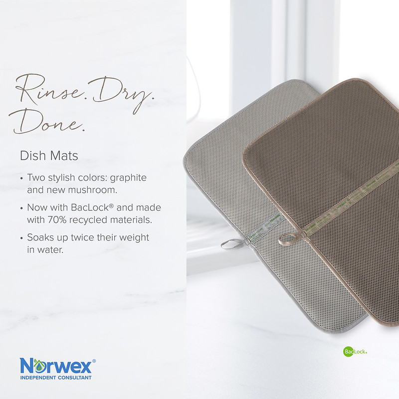 3 Reasons Why You'll Love the Improved Dish Mat from Norwex