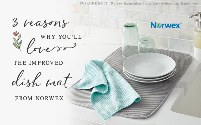 3 Reasons Why You’ll Love the Improved Dish Mat from Norwex