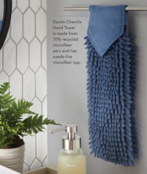 LE Chenille Hand Towel