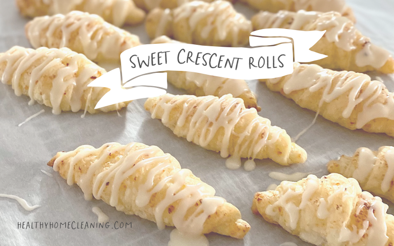 sweet homemade crescent rolls