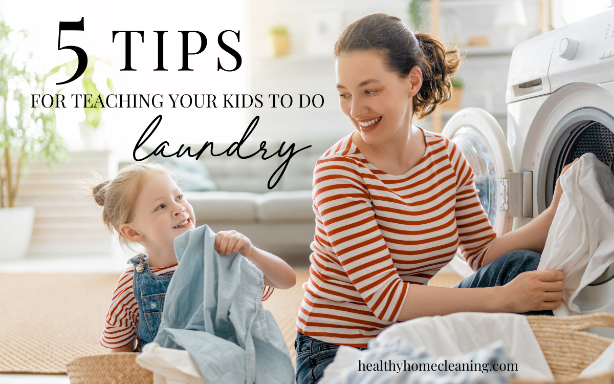 5 Tips for teaching your kids to do laundry