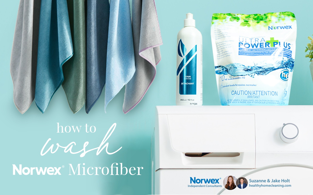Washing Norwex Microfiber