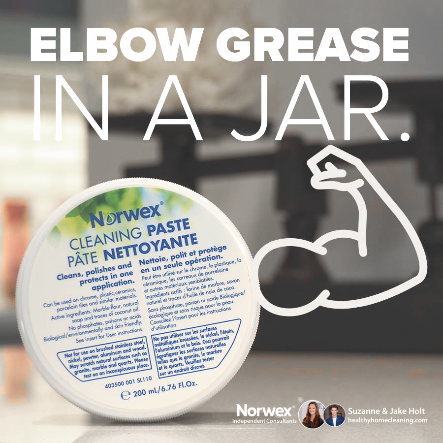 Norwex Cleaning Paste Review • Elbow Grease in a Jar!