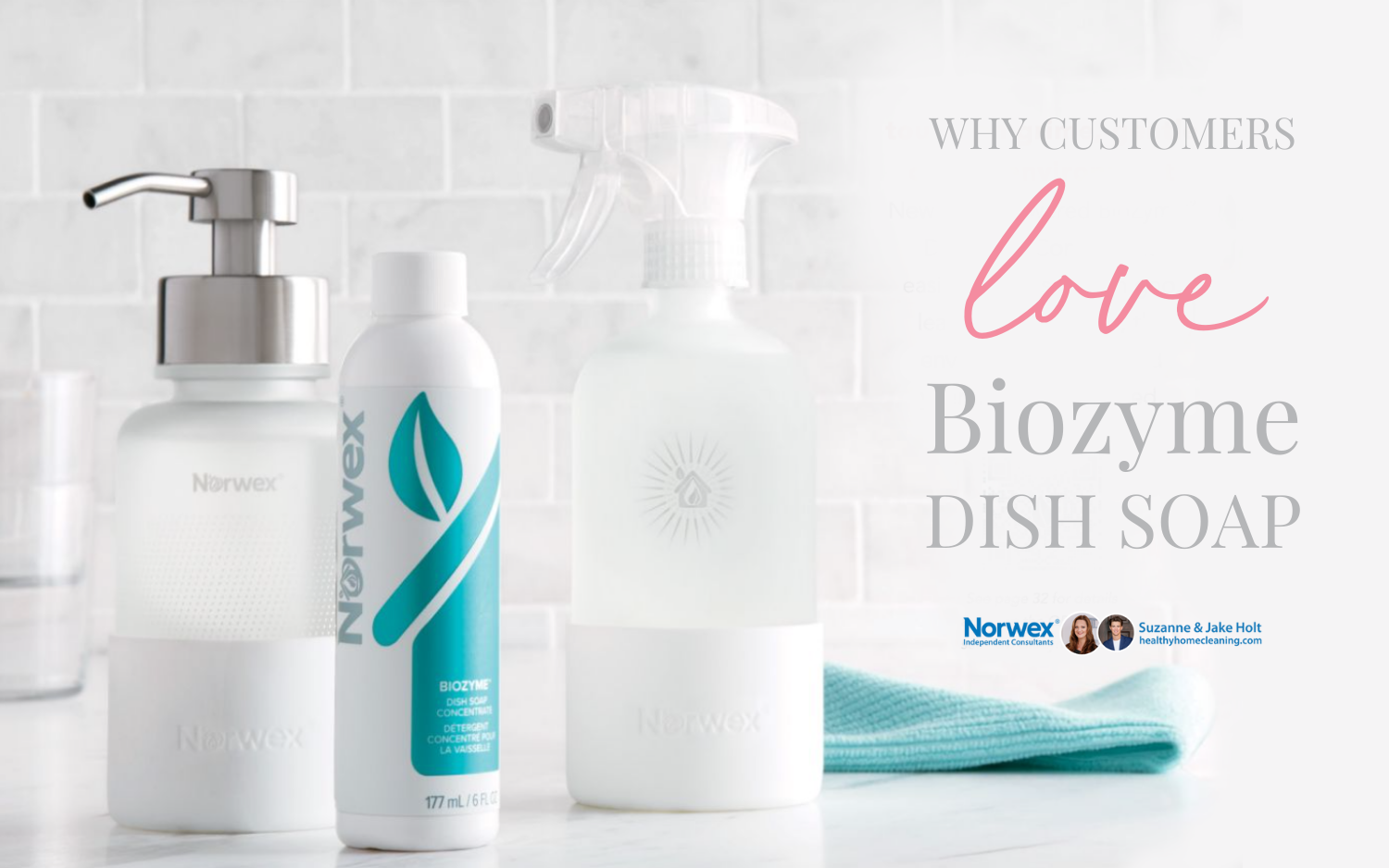 Why the Norwex Biozyme Dish Soap gets 5 Stars