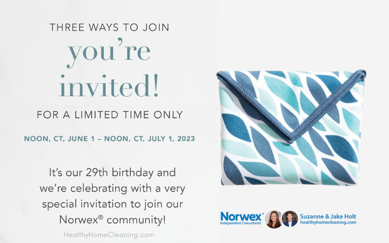 Join the Party- There are 3 Ways to Open a Norwex Account in June!