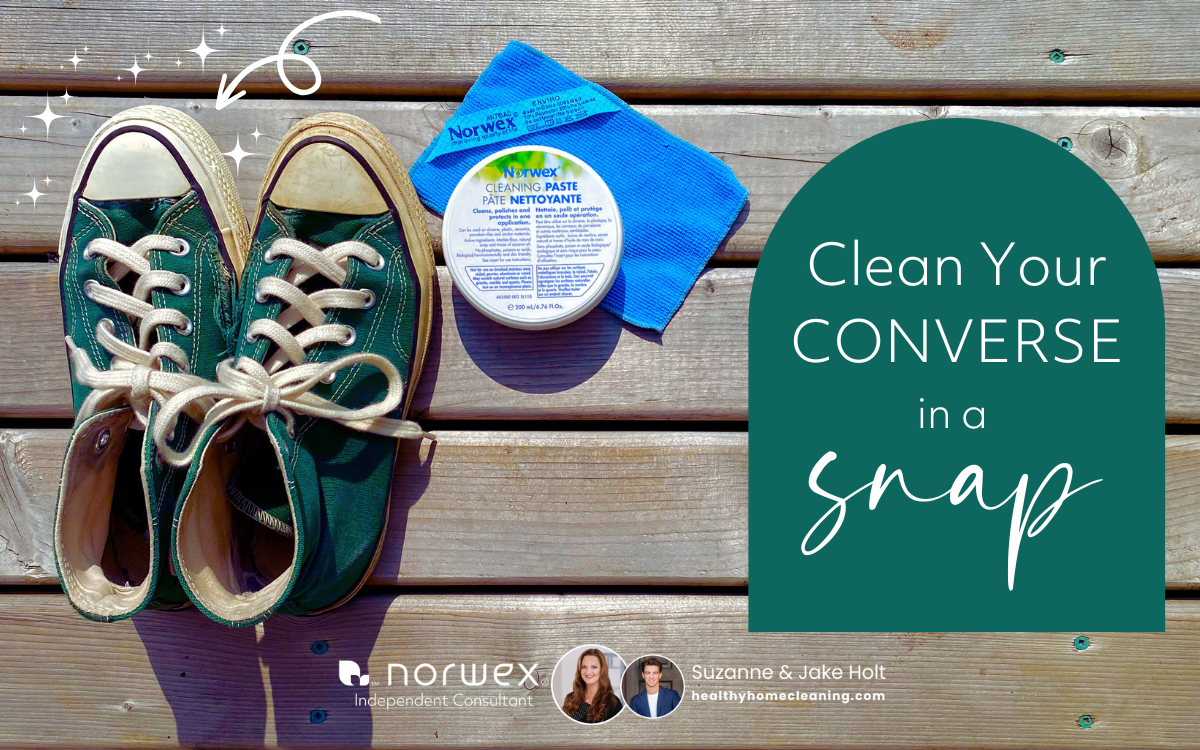 Clean your Sneakers with Norwex Cleaning Paste