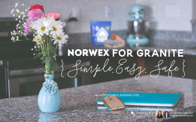 Norwex for Granite - streak free granite made easy