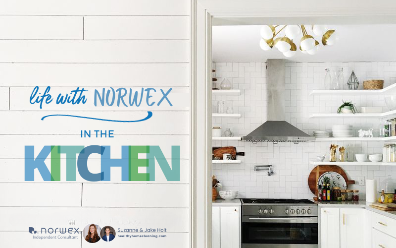 Norwex - Help your kitchen recover from all the fabulous holiday cooking  with the especially woven, netted Dish Cloth ready for some heavy-duty  cleaning! 💪🏼 A must-have anywhere scrubbing action without a