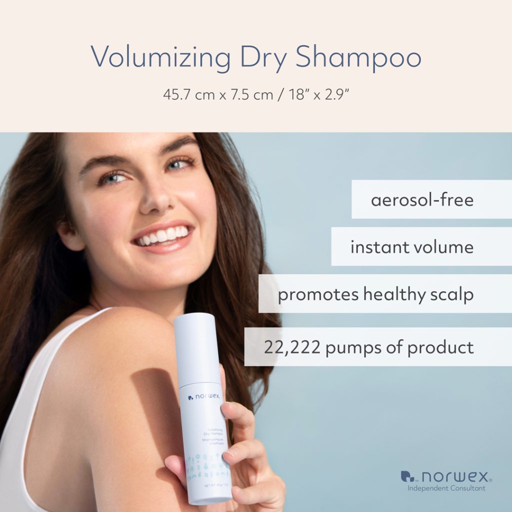 Volumizing Dry Shampoo a New 2024 Norwex product