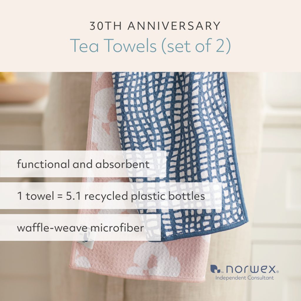 new spring Norwex collection- tea towels