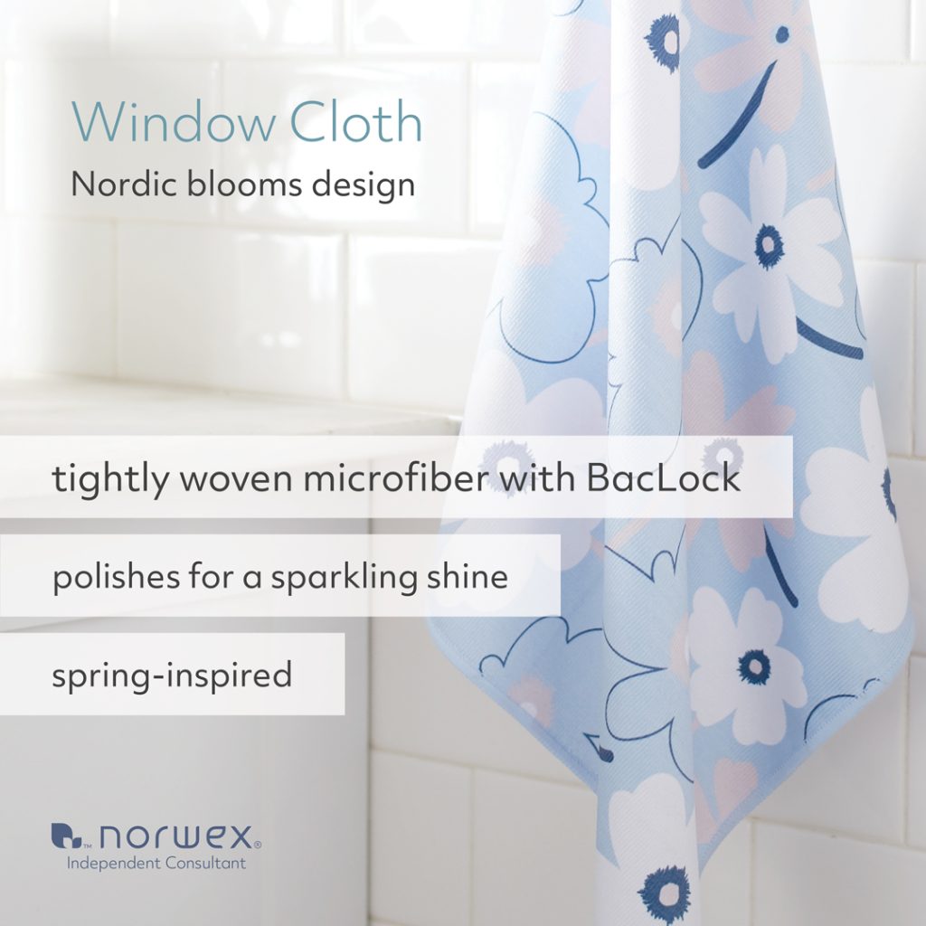 new spring Norwex collection- Window Cloth