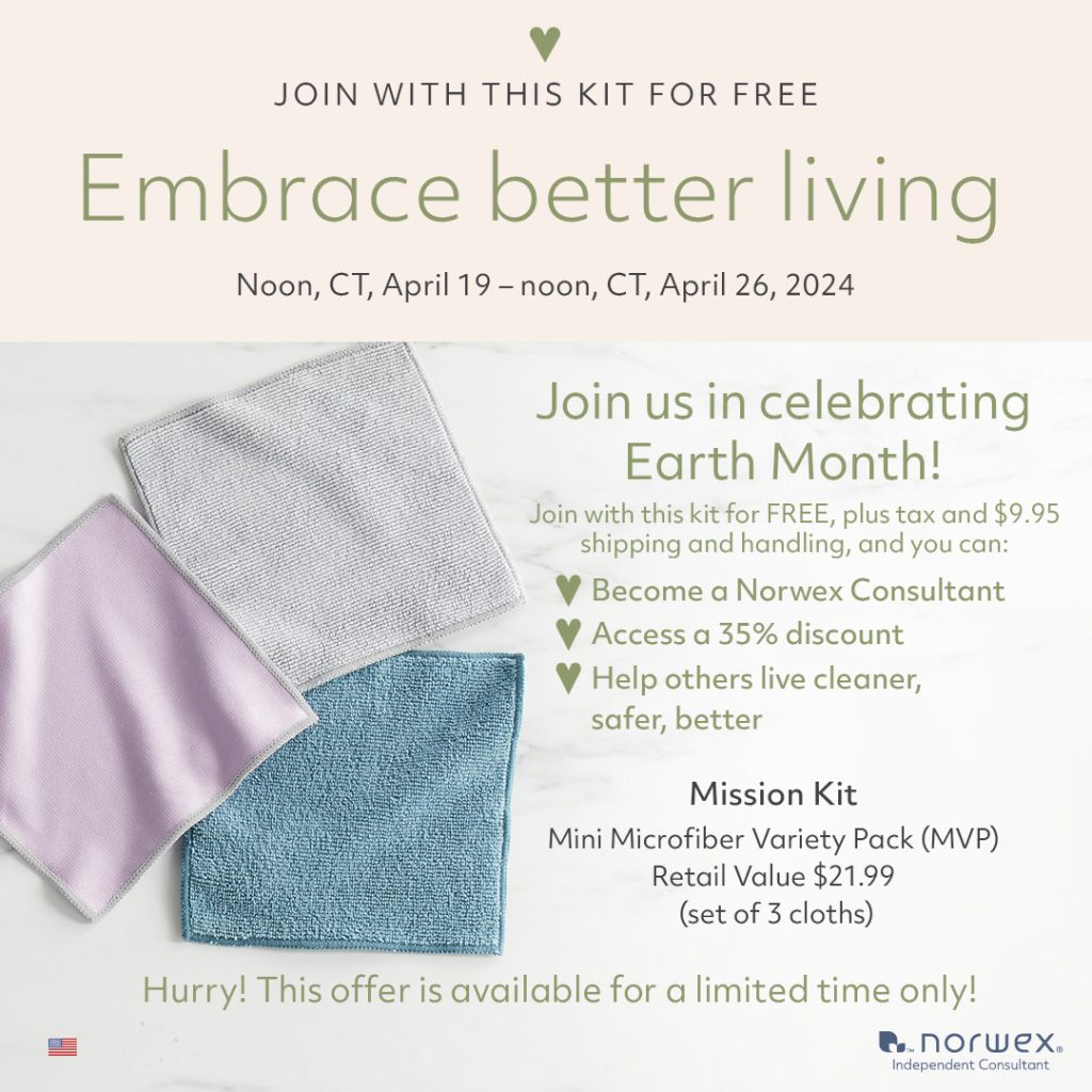 Norwex's Earth Day Join offer