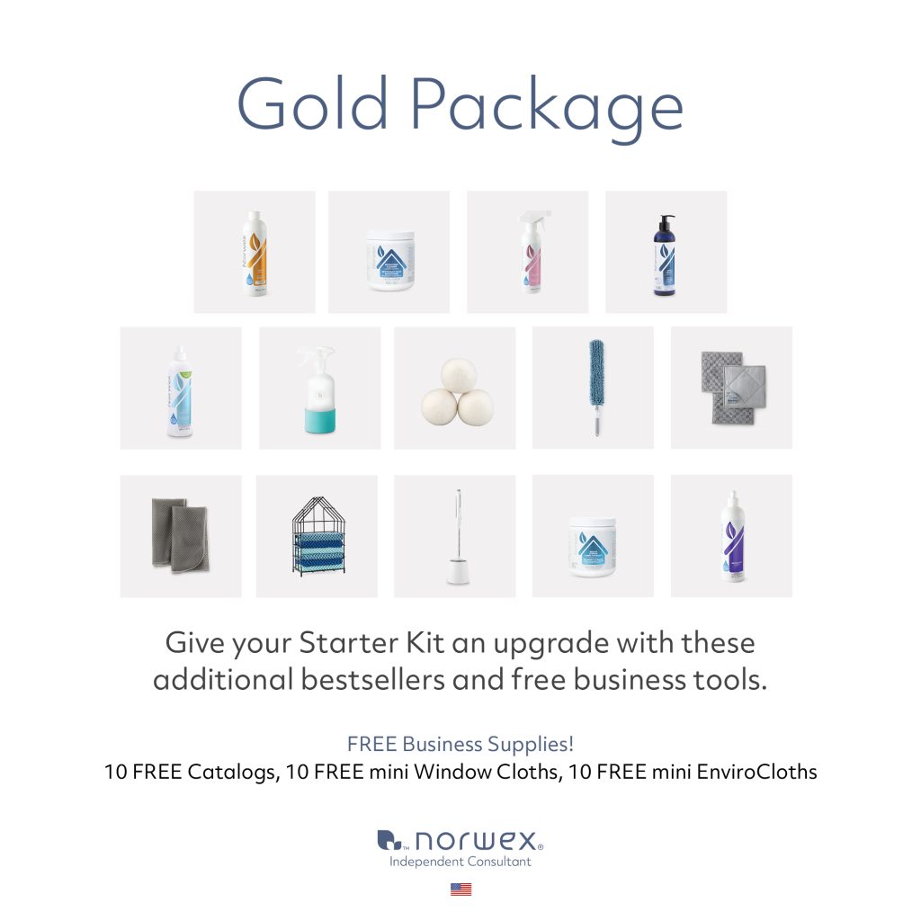 gold Norwex upgrade package