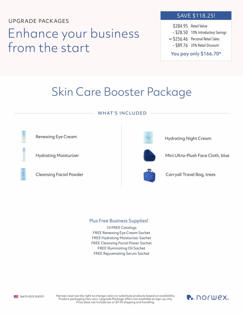 Norwex upgrade package- skin care booster