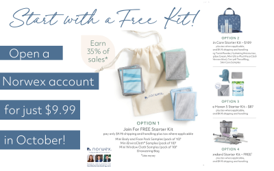 Open a Norwex account in October