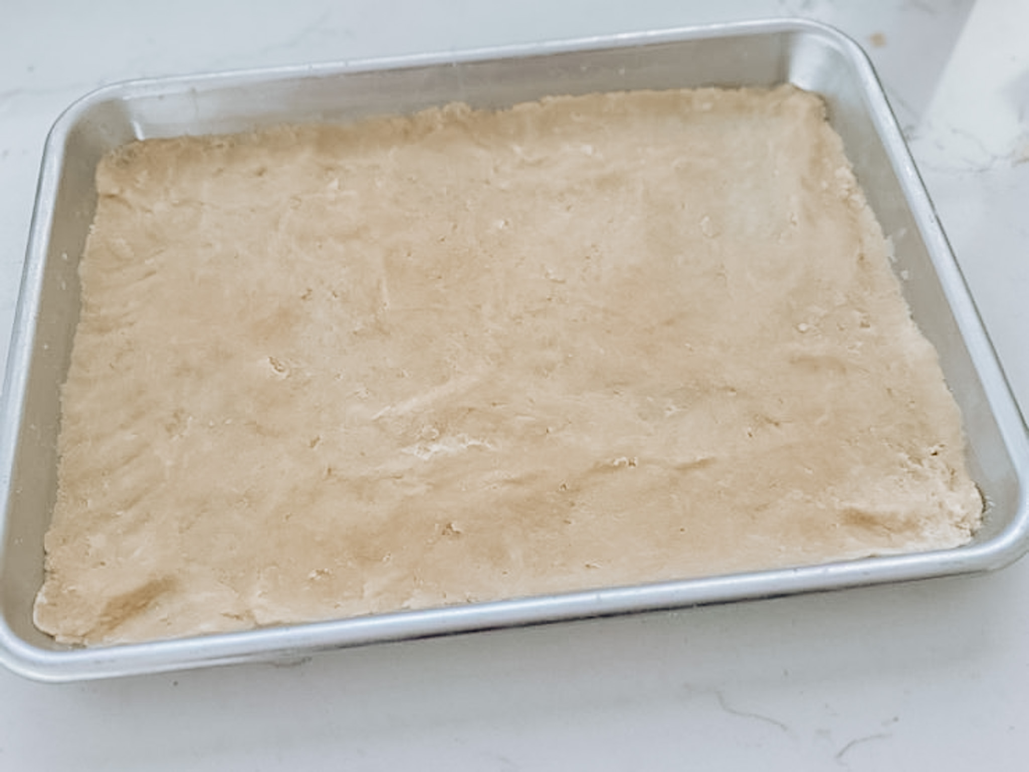 Valentines Day Kringle - press dough into the pan