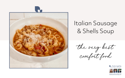 Italian Sausage and Shells Soup