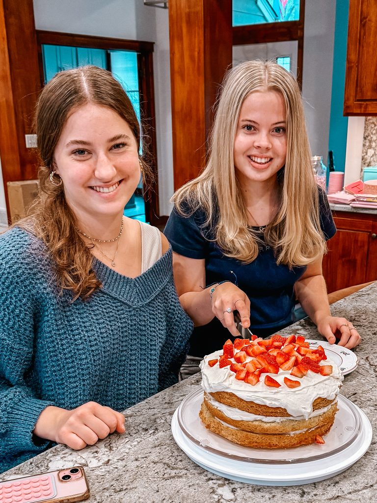 Finnish Strawberry Cake