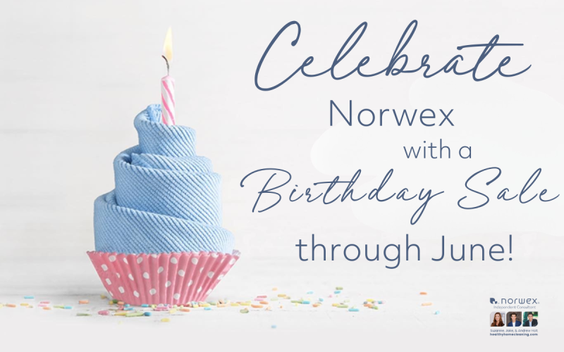 Celebrate during Norwex’s Birthday Sale through June!
