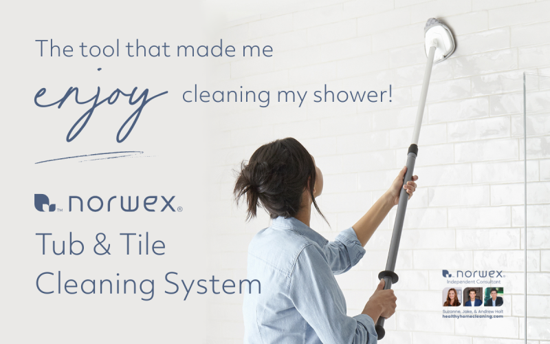 The Tool That Made Me Enjoy Cleaning My Shower (Yes, Really) – the Norwex Tub & Tile Cleaning System