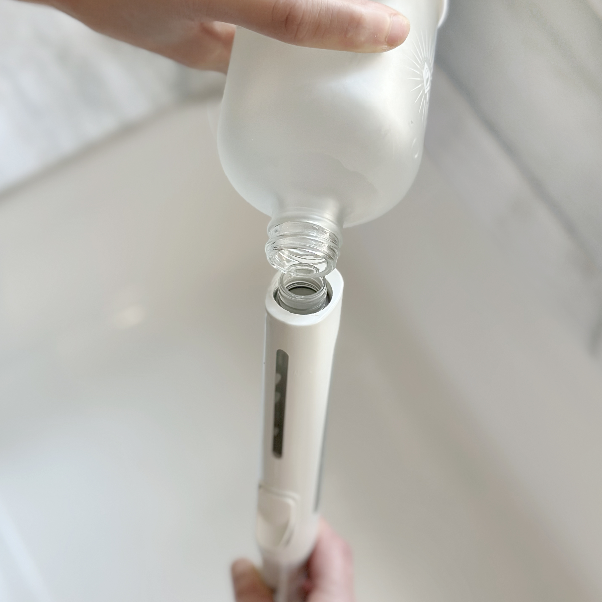 Use the All-in-1 Bathroom Cleaner in your Cleaner Dispensing Toilet Brush