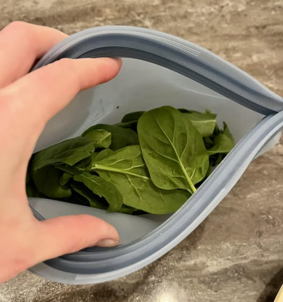 Norwex Silicone bags are great for storing produce!
