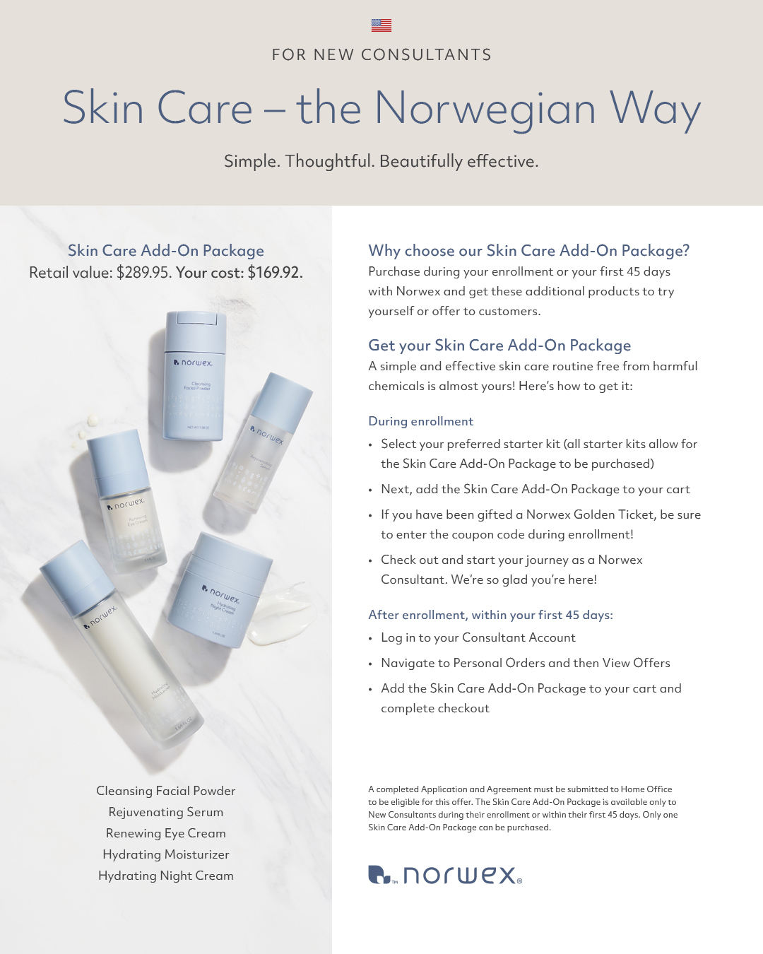 skincare add on