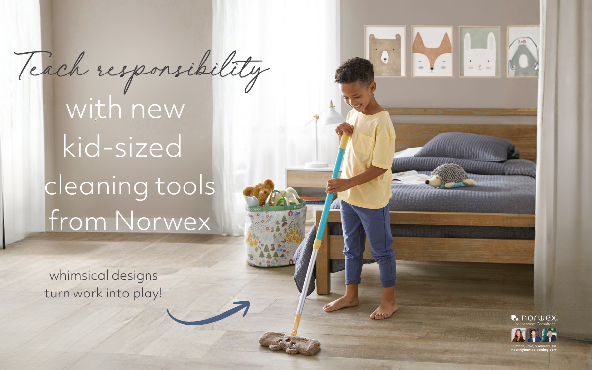Teach Responsibility with Norwex’s New Kid Cleaning Products!