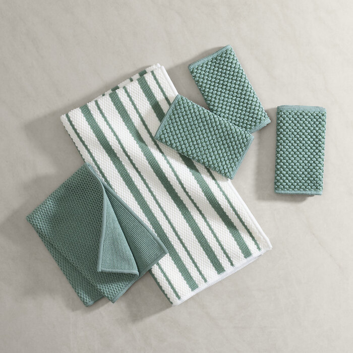 spruce color Norwex kitchen